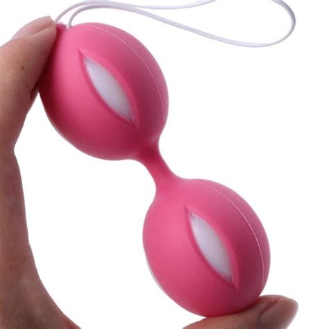 buy female smart duotone ben wa ball weighted female kegel vaginal tight exercise machine