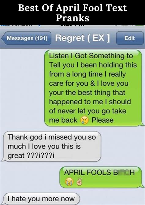 Best Of April Fool Text Pranks | Funny texts jokes, Funny text memes