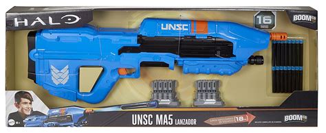 Toys Blue Mattel Fhp56 Boomco Halo Unsc Ma5 Blaster Sports And Outdoor Play