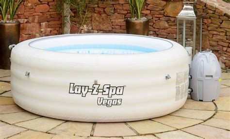 Bestway Lay Z Spa Vegas Airjet Premium Inflatable Hot Tub Pure Garden