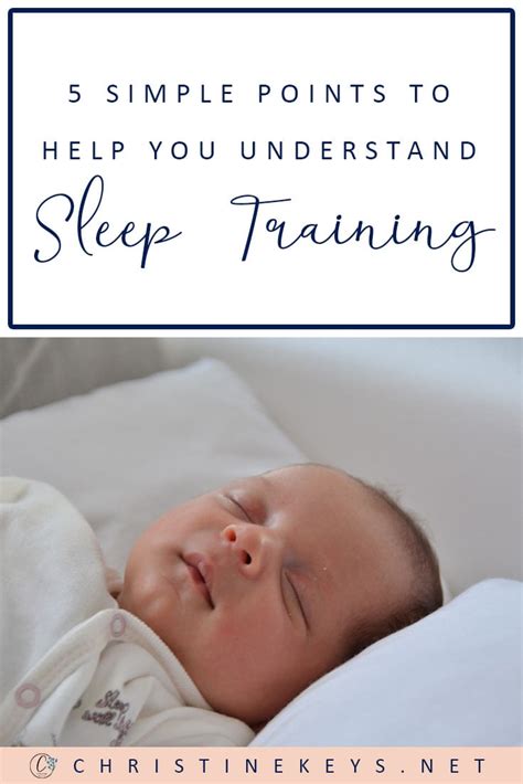 A Simple Explanation Of What Sleep Training Actually Is — Christine Keys