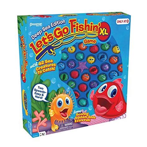 Lets Go Fishin Xl Deep Sea Edition Exclusive By Pressman Toy Check