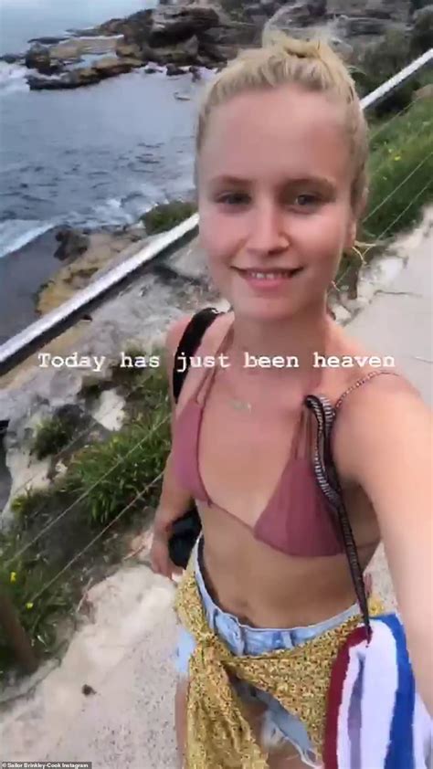 It also could be used to refer to being in the water. Christie Brinkley's model daughter Sailor Cook is spotted ...