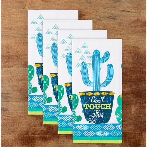 Just one of millions of high quality products available. Funny Dishcloth/Tea Towel ~ Cant Touch This Cactus ~ Funny ...