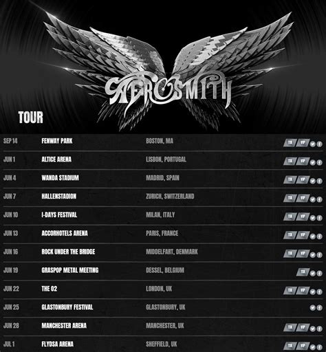 Aerosmith Tour 2022 Tour Usa 2022