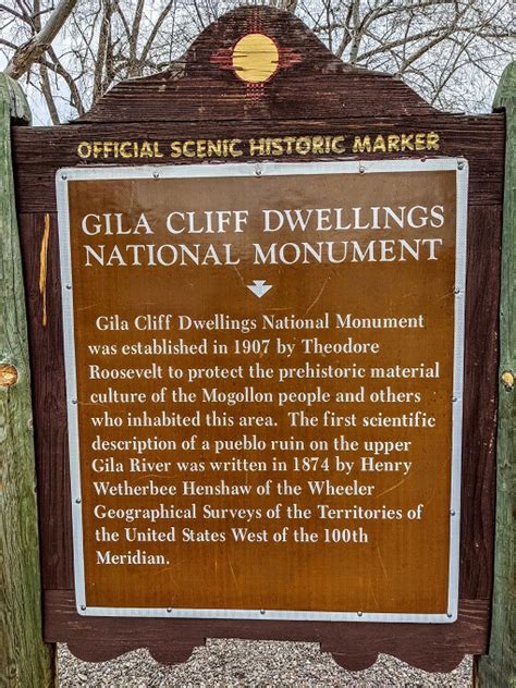 Visiting Gila Cliff Dwellings National Monument In New Mexico No Home