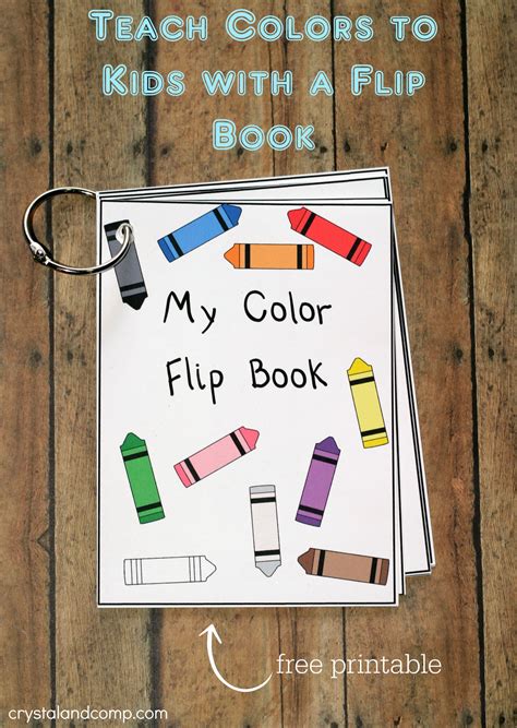 7 Best Images Of Printable Books To Teach Colors Free Printable Flip
