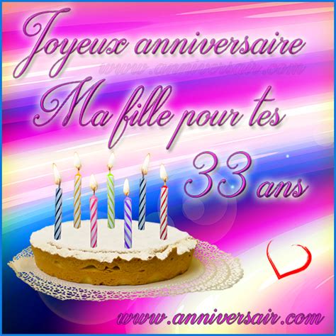 Joyeux Anniversaire 33 Ans