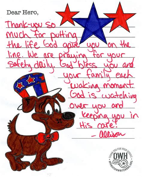 A Million Thanks Letters To Veterans Honoring Soldiers Teaching
