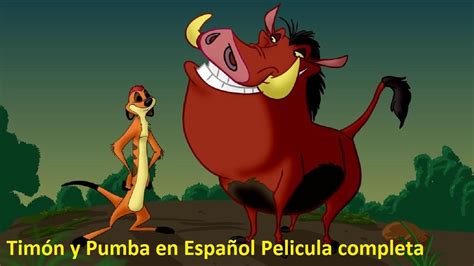 Pin On Dibujos Animados 2015 Timón Y Pumba En Español Pelicula