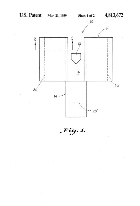 This example shows both the left hand and the right hand batter area dug out. Patent US4813672 - Batters' box - Google Patents