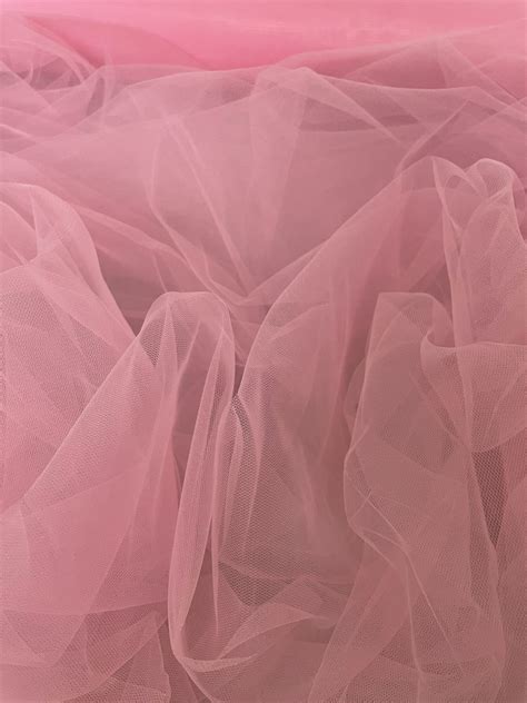 1 Mtr Plain Soft Baby Pink Bridal Tulle Net Fabric58wide Etsy