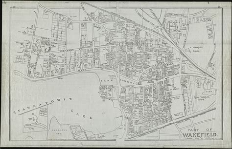 Part Of Wakefield Massachusetts Norman B Leventhal Map And Education