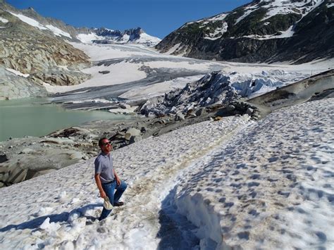 Walking Inside The Rhone Glacier Switzerland Our Tour Motorhome Blog