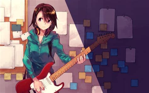 What is the use of a desktop. Anime Girl playing guitar HD Wallpaper | Background Image | 1920x1200 | ID:656318 - Wallpaper Abyss