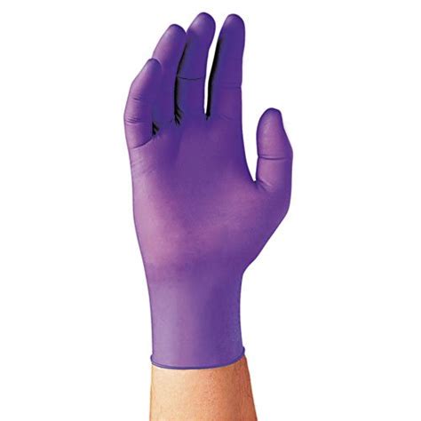 Kimberly Clark Purple Nitrile Exam Gloves 242 Mm Length Large Purple