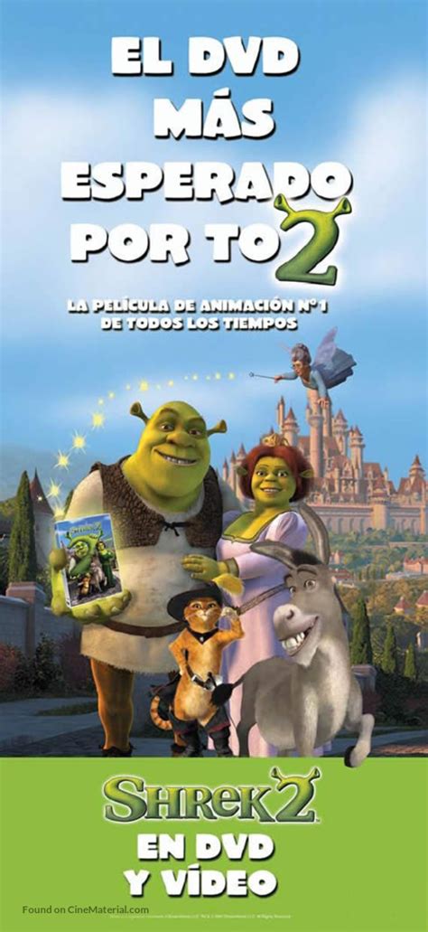 Shrek 2 2004 Spanish Movie Poster