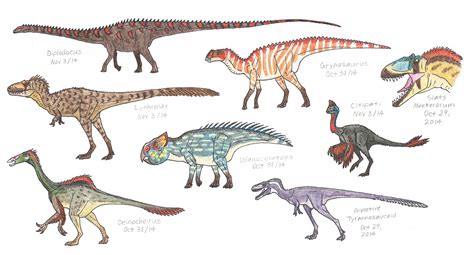 Dinosaur Side Profiles By Codylake On Deviantart