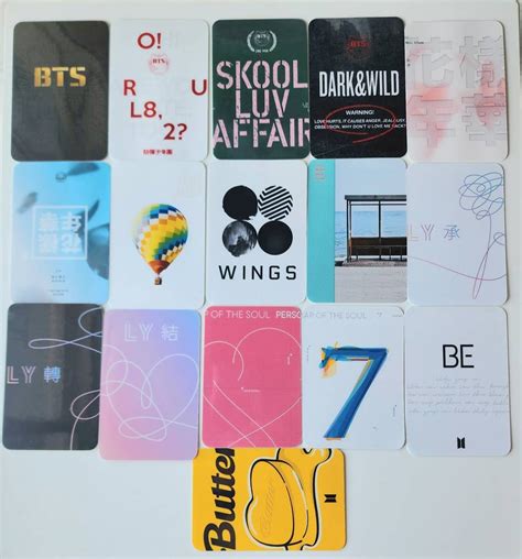 Fanmade Bts Album Discography Photocards Etsy