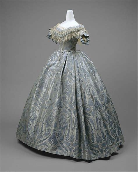 1860s Ball Gowns 1860 Ball Gowns 1860 Ball Gown Mid 19th Century Fashion Historical
