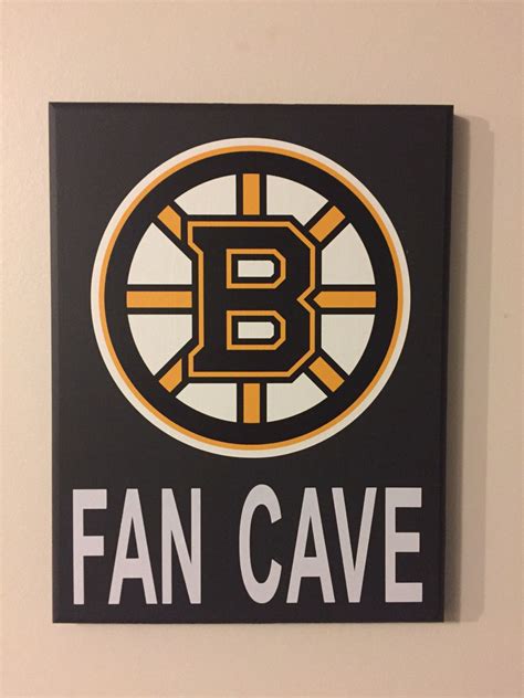 Boston Bruins Fan Cave Wood Sign Boston Bruins Wood Sign Boston