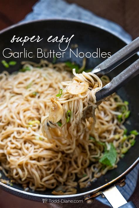 Garlic Butter Noodles Recipe Quick Easy White On Rice Couple