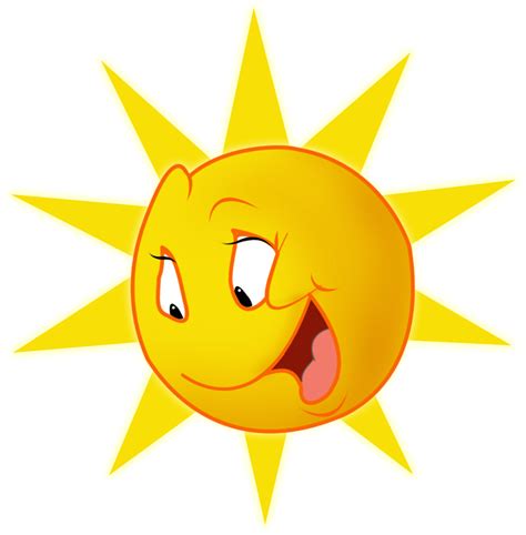 Download Sonne Clipart Smiling Funny Cartoon Sun Png Transparent Png