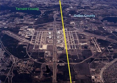 What County Is DFW Airport In Dallas Fort Worth International Airport Dfw Airport Airport