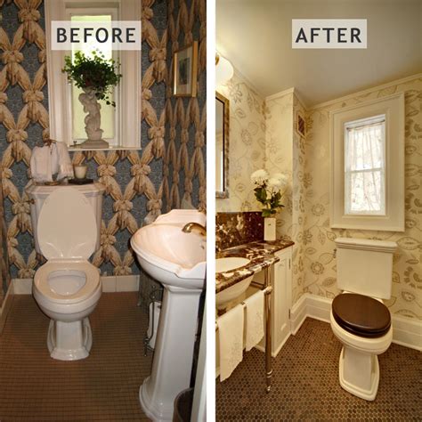 Powder rooms, half baths or a wc (basically a sink and a toilet) can be as stylish as they are functional. Transitional Powder Room Remodel | Bathroom Design by ...