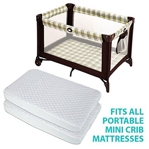 The graco mattress is a great play yard when you have to travel with your kid. Premium Pack N Play Crib Mattress Pad Cover Fits ALL Cribs ...