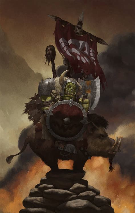 Orc Warlord By Warmics On Deviantart
