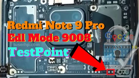 Redmi Note Pro ISP EMMC PinOUT Test Point EDL Mode OFF