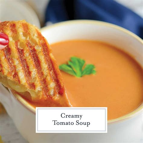 homemade tomato soup thick creamy tomato soup recipe