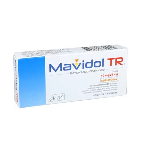 Mavidol Tr Sublingual Mg Mg Con Tabletas