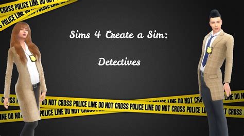 Detective Sims 4 Cascc List Youtube