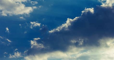 Clouds timelapse. Beautiful cloudscape. Clouds rolling on sky. Clouds sky. White clouds on blue ...