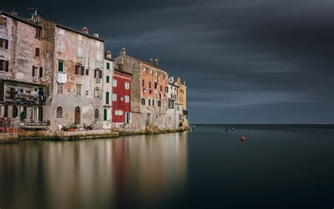 Sailing Along Istrian Coast Rovinj Adriatic Sea Istria Croatia