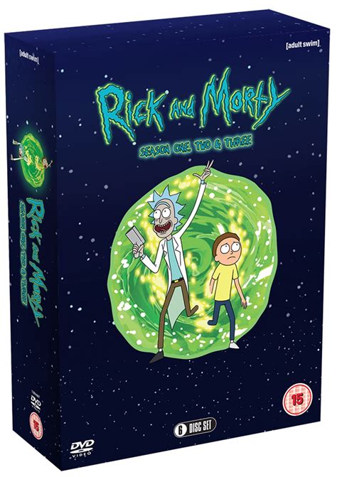 Rick And Morty Season One Two And Three Dvd Box Set Free Shipping