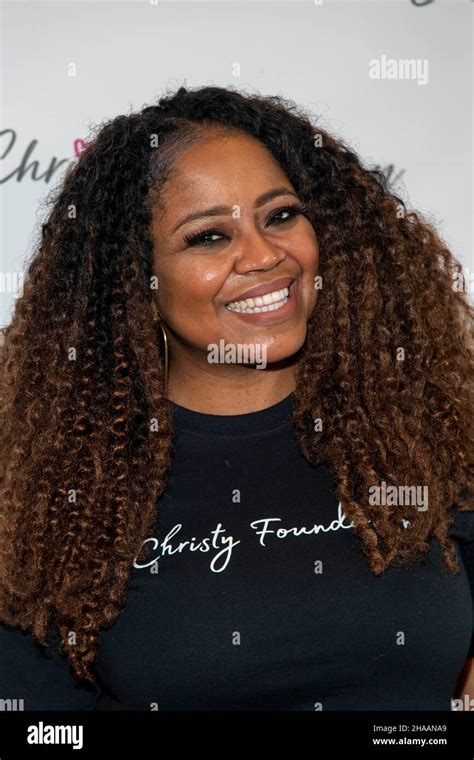 Hollywood Usa 11th Dec 2021 Singer Shanice Wilson Attends Christys