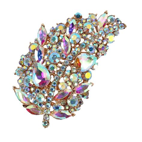 Crystal Brooch DDFLimport Com Wholesale Fashion Jewelry