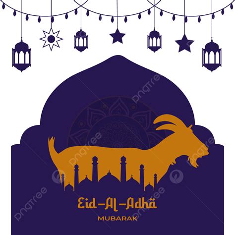 Eid Al Adha Vector Png Images Eid Al Adha Flat Design Vector Eid Eid