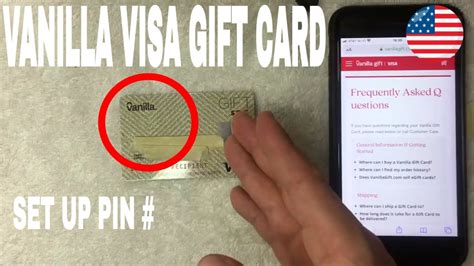 Check out the products mentioned in this article: How To Set Up PIN On Vanilla Visa Gift Card 🔴 - YouTube