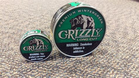 Grizzly Wintergreen Big Can 6 In 1 Empty Collectible 1825183882