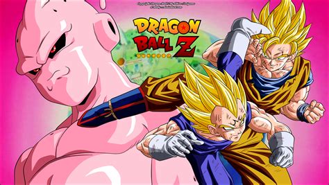 Download Majin Buu Goku Vegeta Dragon Ball Anime Dragon Ball Z 4k Ultra Hd Wallpaper By Juanlu