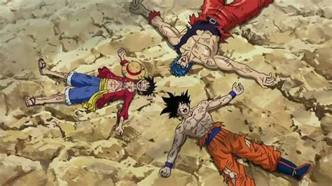 Toriko X One Piece X Dragon Ball Z Crossover Best Anime Fight Ever