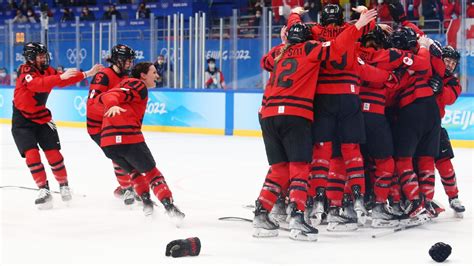 Canada Prevails Vs Rival Team Usa To Win Womens Hockey Gold At