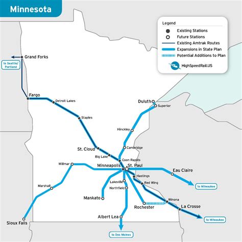 High Speed Rail In Minnesota High Speed Rail Alliance