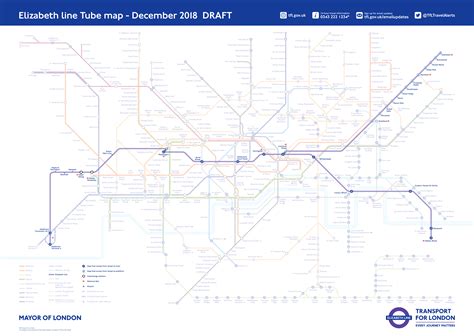 A First Look At The Tube Map With Added Crossrail Londonist