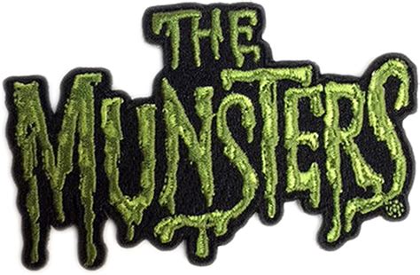 Universal Monsters The Munsters Logo Embroidered Patch