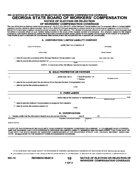 2022 Workers Compensation Forms Fillable Printable Pdf And Forms